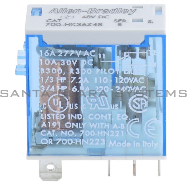 Allen Bradley 700-HK36Z48  Slim Line Relay Product Image