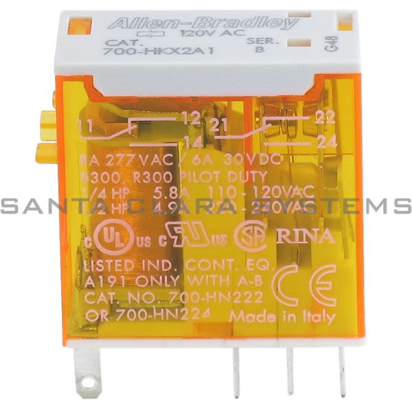 Allen Bradley 700-HKX2A1 Slim Line Relay Product Image