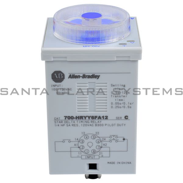 Allen Bradley 700-HRYY6FA12 Relay, Timing Product Image