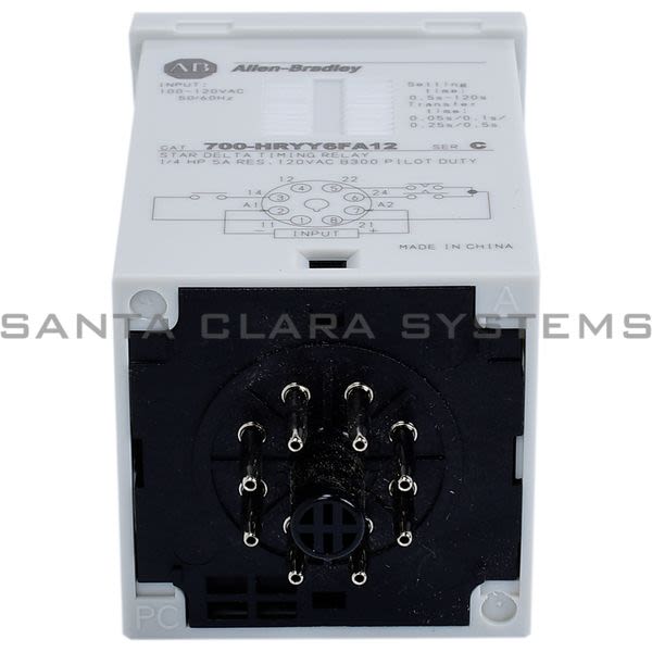 Allen Bradley 700-HRYY6FA12 Relay, Timing Product Image