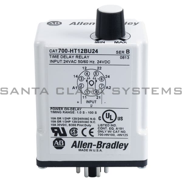 Allen Bradley 700-HT12BU24 Power On-Delay Relay Product Image