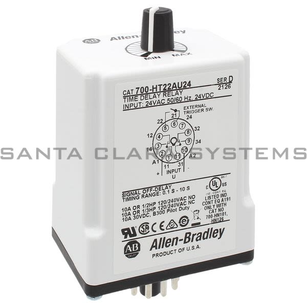 Allen Bradley 700-HT22AU24 General Purpose Tube Base Timing Relay Product Image