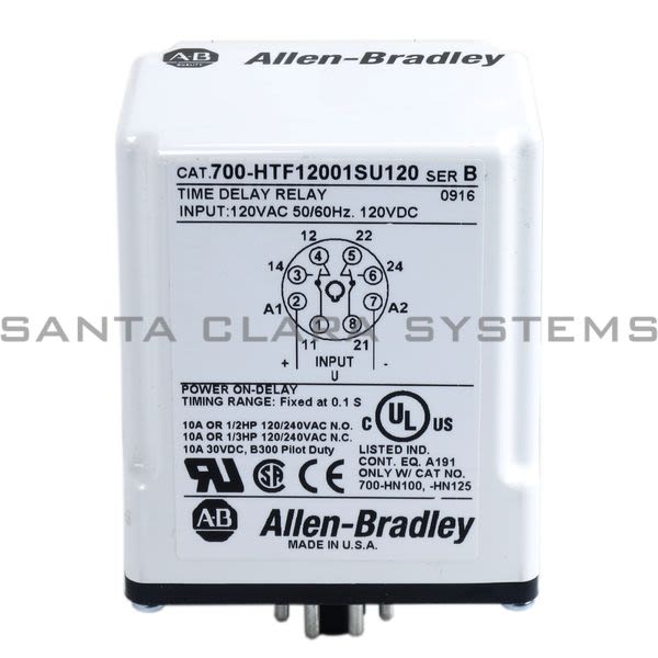 Allen Bradley 700-HTF12001SU120 Timing Relay Product Image