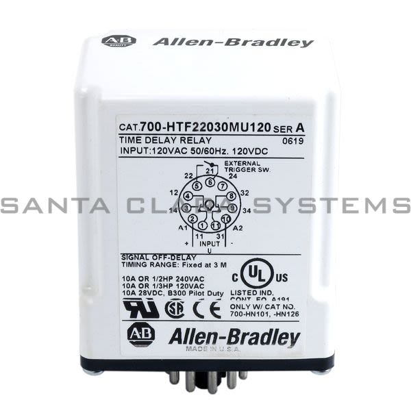 Allen Bradley 700-HTF22030MU120 Timing Relay Product Image