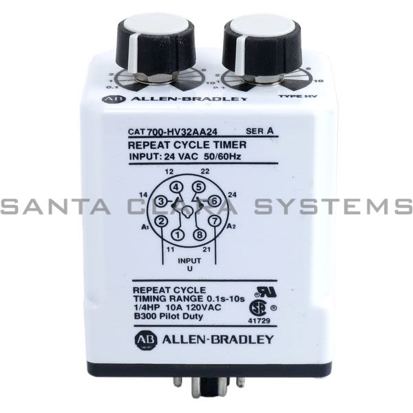 Allen Bradley 700-HV32AA24 Repeat Cycle 0.1-10A 24VAC Product Image
