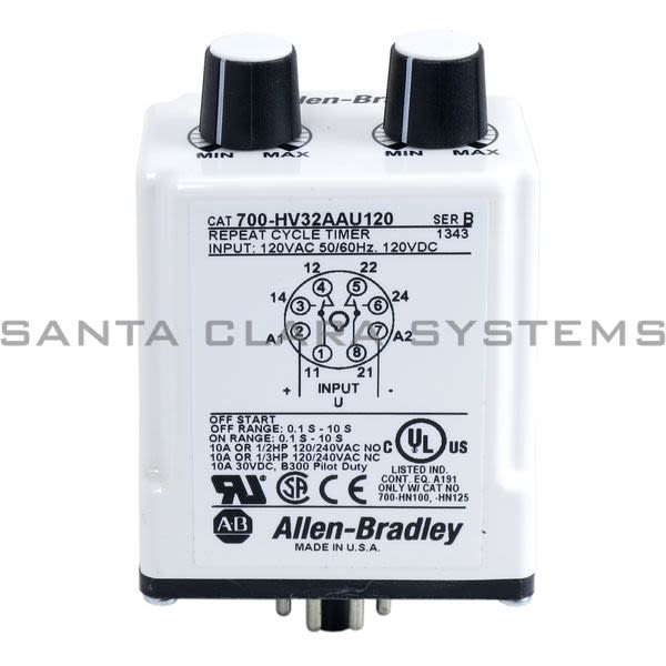 Allen Bradley 700-HV32AAU120 Timing Relay Product Image