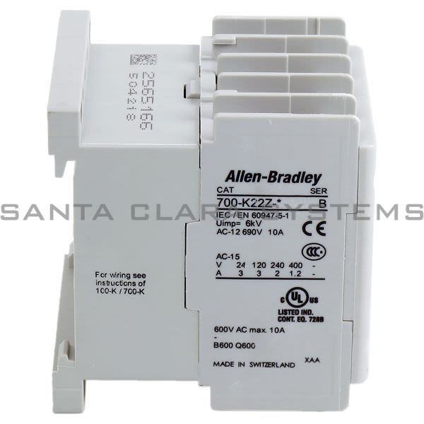 Allen Bradley 700-K22Z-ZJ Control Relay Product Image
