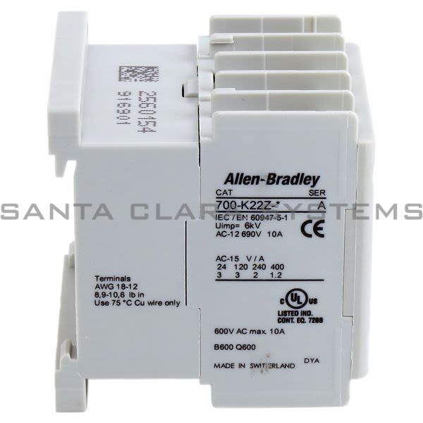 Allen Bradley 700-K22ZKF Control Relay Product Image