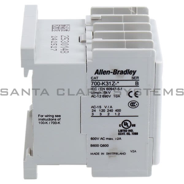 Allen Bradley 700-K31Z-D Relay Product Image