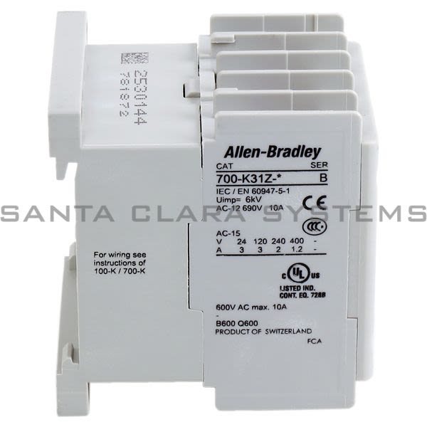 Allen Bradley 700-K31Z-KJ Control Relay Product Image