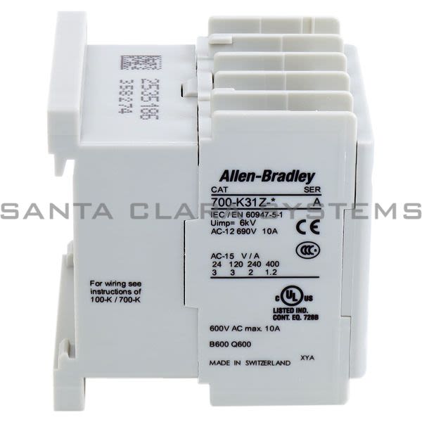 Allen Bradley 700-K31Z-ZA Control Relay | MCS-Mini Product Image