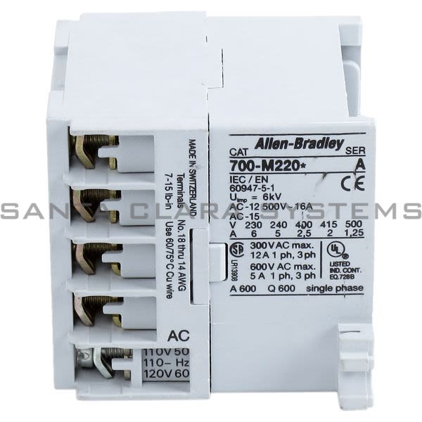 Allen Bradley 700-M220A1S Control Relay Product Image