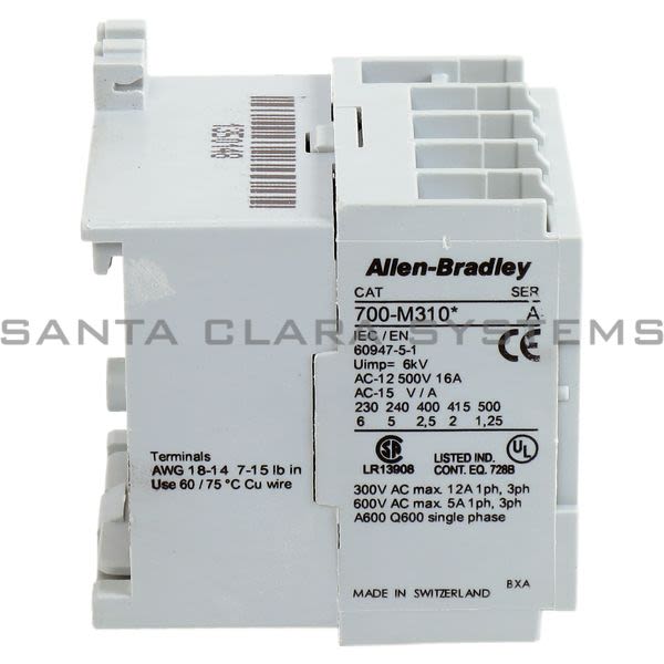Allen Bradley 700-M310A1S Control Relay Product Image