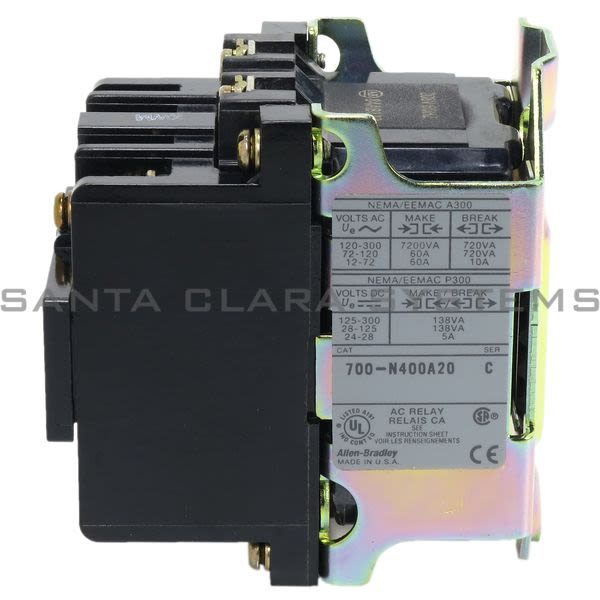 Allen Bradley 700-N400A20 Control Relay Product Image