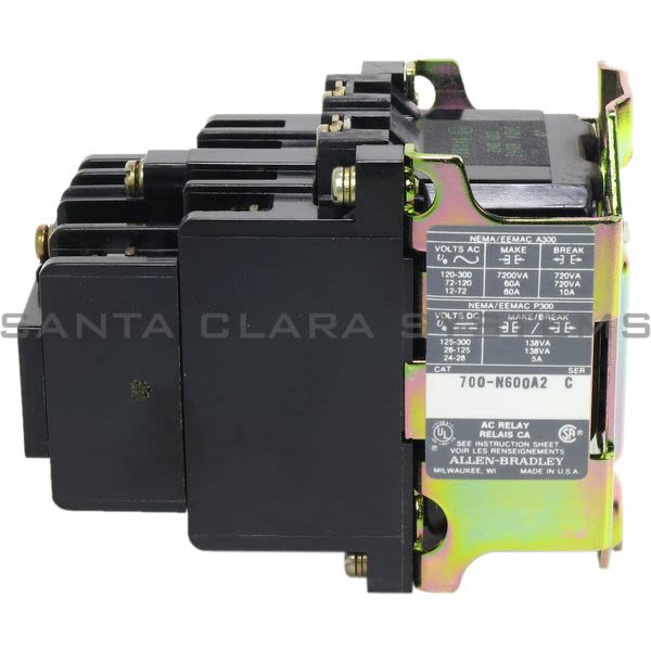 Allen Bradley 700-N600A2 Control Relay Product Image