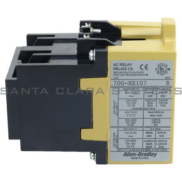 Allen Bradley 700-NX107 Control Relay Product Image