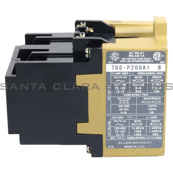 Allen Bradley 700-P200A1 Industrial Relay Product Image