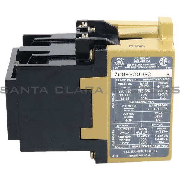 Allen Bradley 700-P200B2 Relay Product Image
