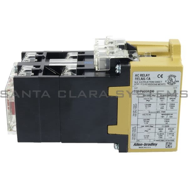 Allen Bradley 700-P800A24 Relay,Industrial 600V AC Max 10 amp Max Product Image