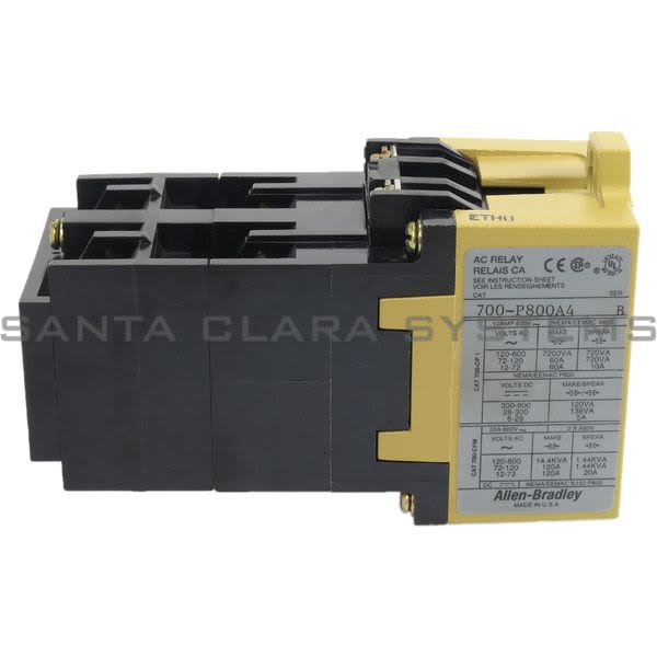 Allen Bradley 700-P800A4 Control Relay Product Image