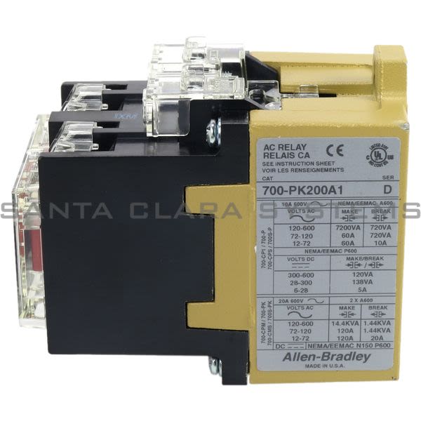 Allen Bradley 700-PK200A1 Industrial Relay Product Image