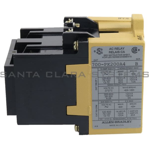 Allen Bradley 700-PK200A4 Industrial Relay Product Image