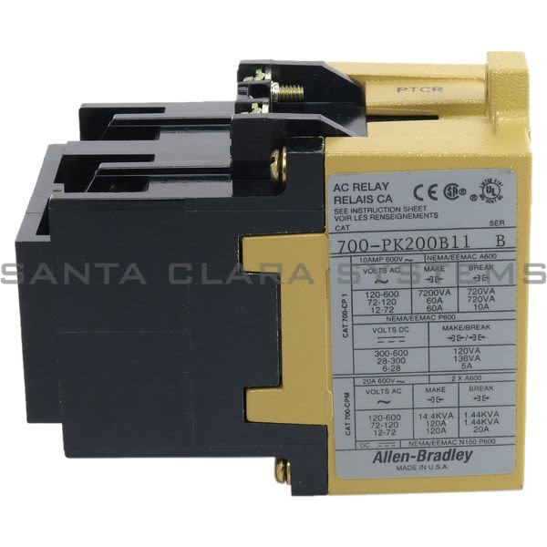 Allen Bradley 700-PK200B11 Industrial Relay Product Image