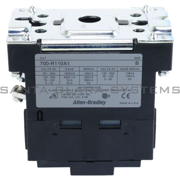 Allen Bradley 700-R110A1 Industrial Relay Product Image