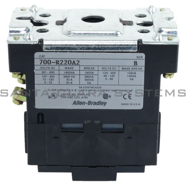 Allen Bradley 700-R220A2 Industrial Relay Product Image