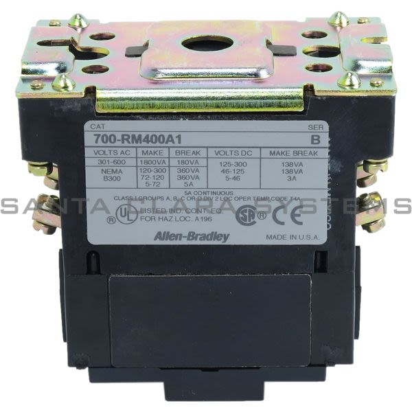 Allen Bradley 700-RM400A1 Industrial Control Relay Product Image