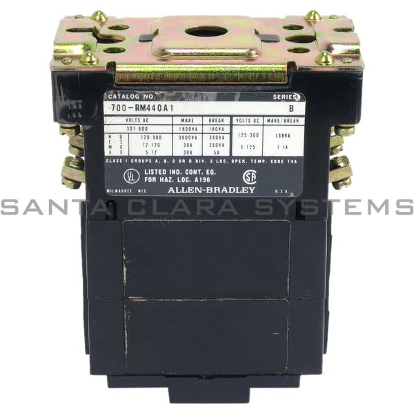 Allen Bradley 700-RM440A1 Control Relay, Sealed Contact Product Image