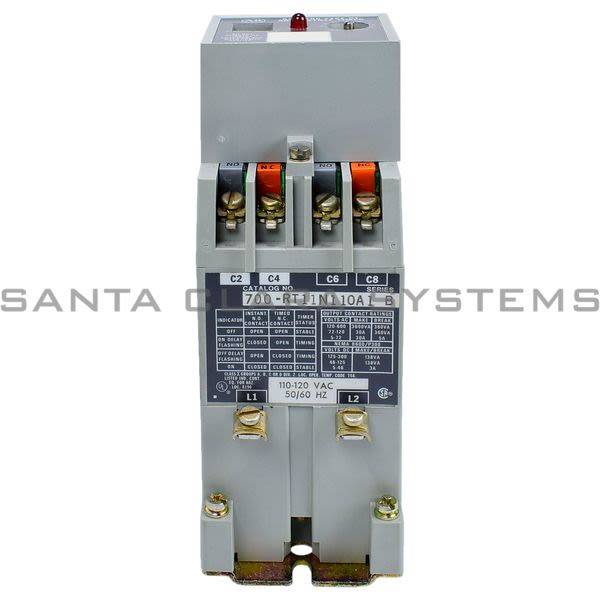 Allen Bradley 700-RT11N110A1 Solid State Timing Relay Product Image