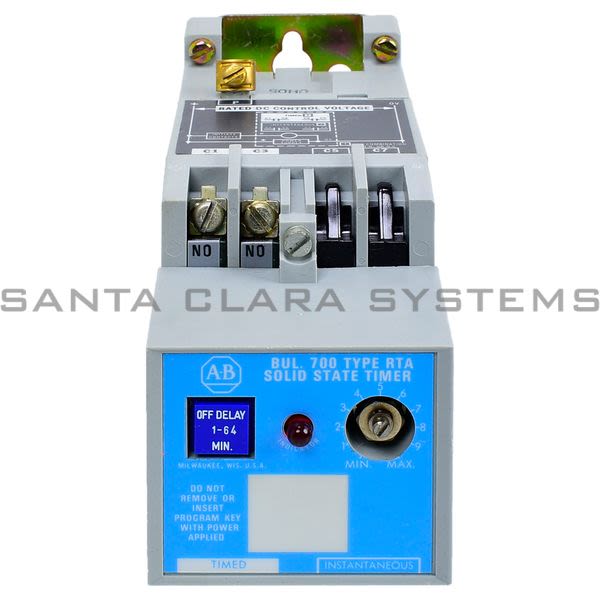 Allen Bradley 700-RTA00M200Z24 Bul. 700 Type Rta Solid State Timer Product Image