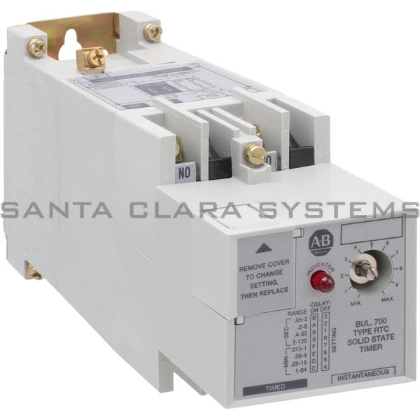 Allen Bradley 700-RTC10100U1 700-RTC Solid State Timing Module Product Image
