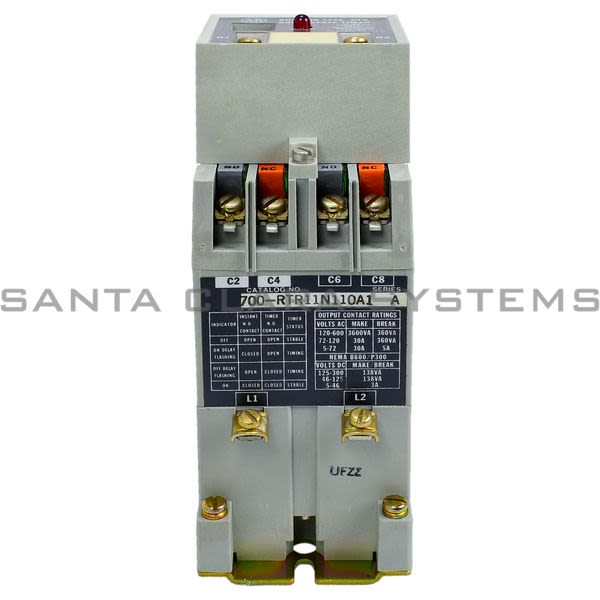 Allen Bradley 700-RTR11N110A1 Solid State Timing Relay | Type Rt Product Image