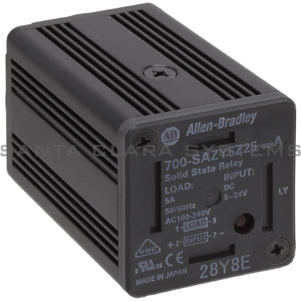 Allen Bradley 700-SAZY5Z25 Tube Based Relay Product Image