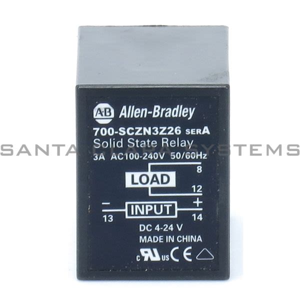 Allen Bradley 700-SCZN3Z26 Relay Product Image