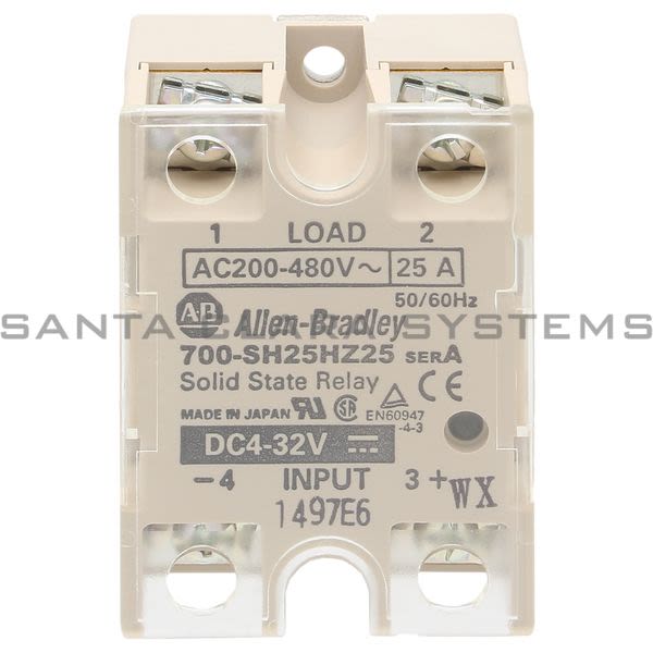 Allen Bradley 700-SH25HZ25 Relay, Solid-State Product Image