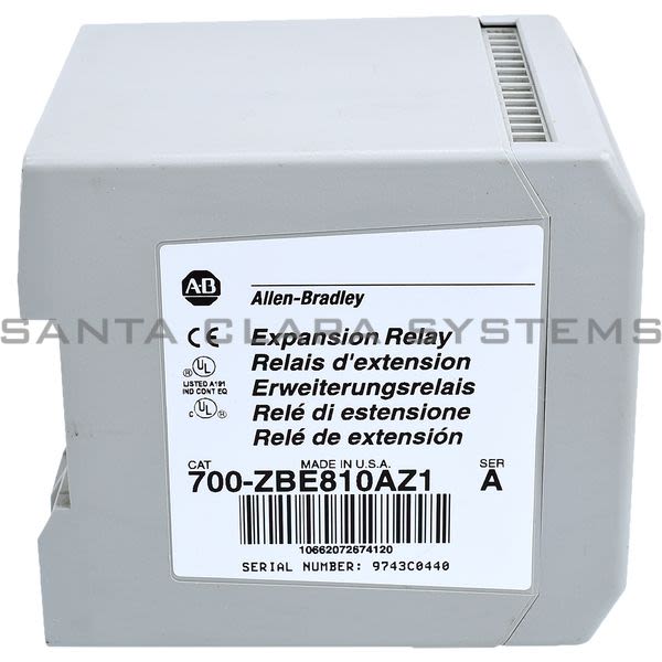 Allen Bradley 700-ZBE810AZ1 Safety Relay Product Image