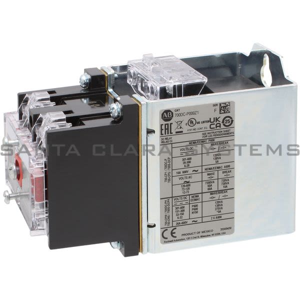 Allen Bradley 700DC-P000Z1 Relay, Industrial, 600V DC Max 5 amp Max Product Image