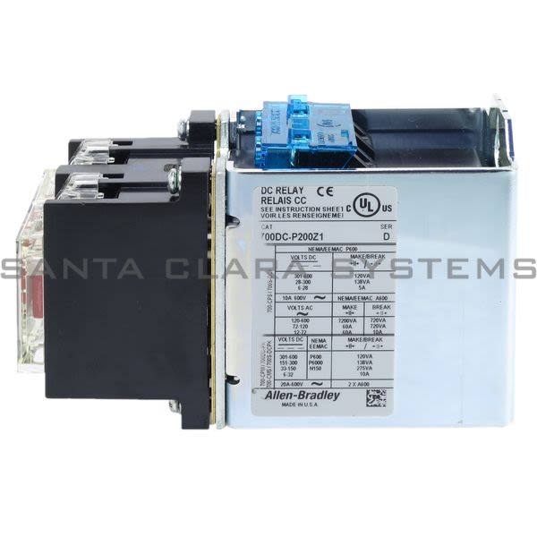Allen Bradley 700DC-P200Z1 Control Relay Product Image
