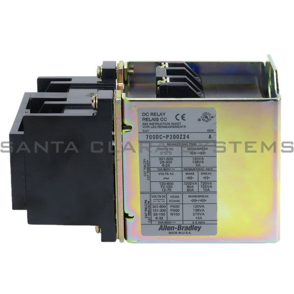 Allen Bradley 700DC-P200Z24 Control Relay Product Image