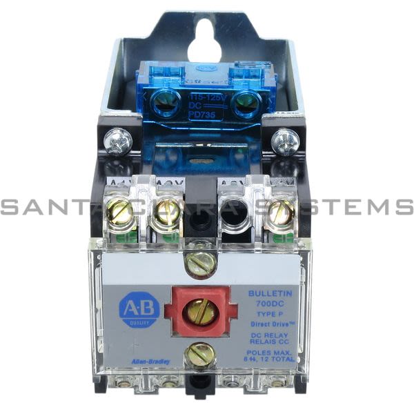 Allen Bradley 700DC-P300Z1 700-P NEMA Control Relay, 12 N.O. Contacts Product Image