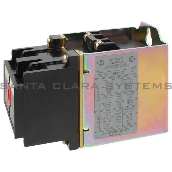 Allen Bradley 700DC-P400Z12 Control Relay Product Image