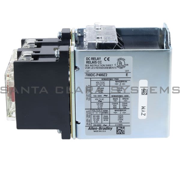 Allen Bradley 700DC-P400Z2 Control Relay Product Image