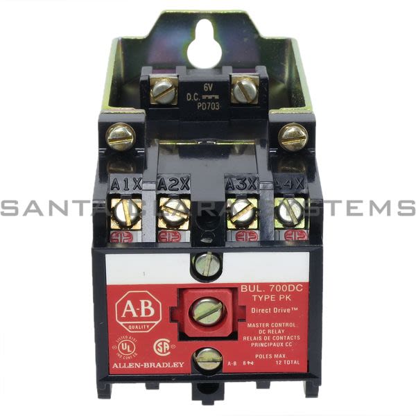 Allen Bradley 700DC-PH200Z06 Master Control Relay Product Image