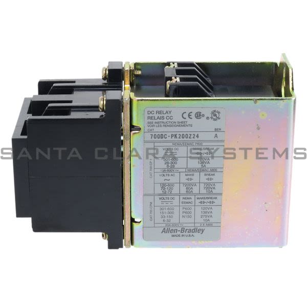 Allen Bradley 700DC-PK200Z24 Control Relay Product Image
