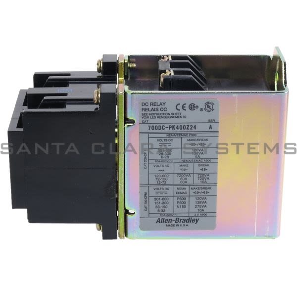 Allen Bradley 700DC-PK400Z24 Control Relay Product Image