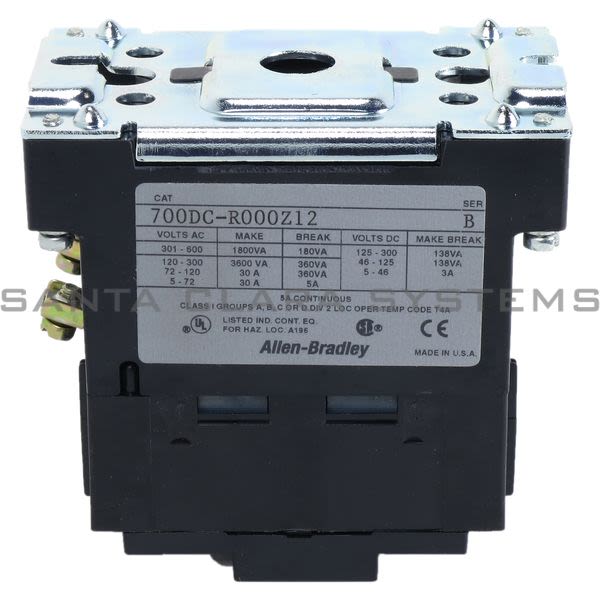 Allen Bradley 700DC-R000Z12 Relay Product Image