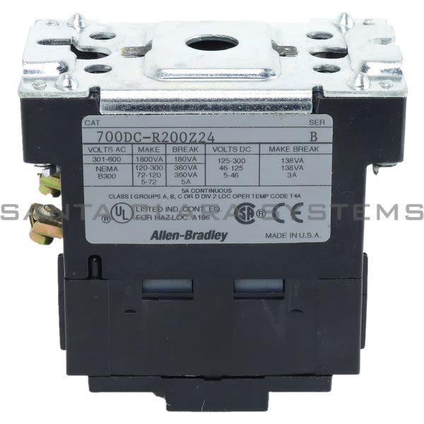 Allen Bradley 700DC-R200Z24 Industrial Relay Product Image